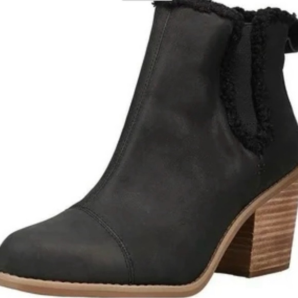 TOMS Everly faux-shearling trim Chelsea boot - Picture 5 of 6